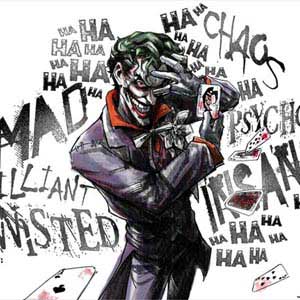 DC Comics The Joker Brilliantly Twisted Xbox 360 (Includes HDD) Skin